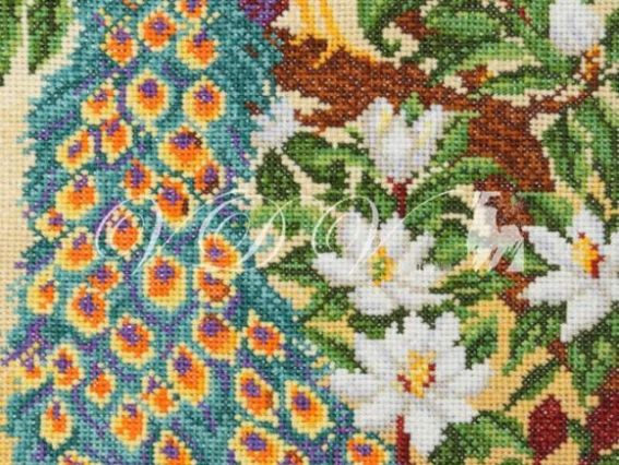 М-492, Райський сад, вишивка нитками, 18х40 см, ВДВ