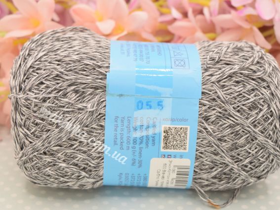 055 Срібло туману (сірий-білий)