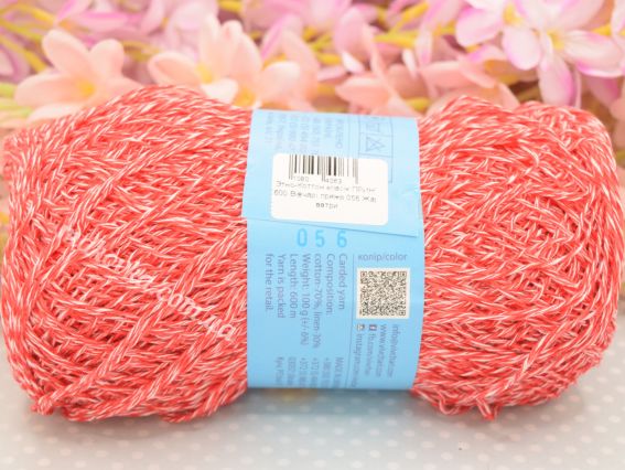 056 Жар ватри (коралові-білі)