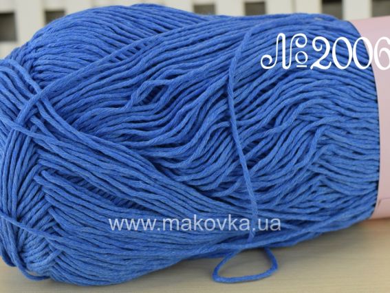 Коттонель 400 Вівчарі пряжа 2006 насыщенный голубой