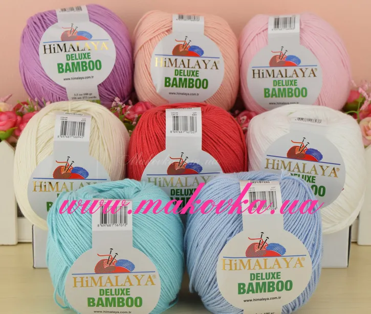 ヤーママ Пряжа Himalaya Deluxe BAMBOO Гималая Дєлюкс Бамбу для вязания