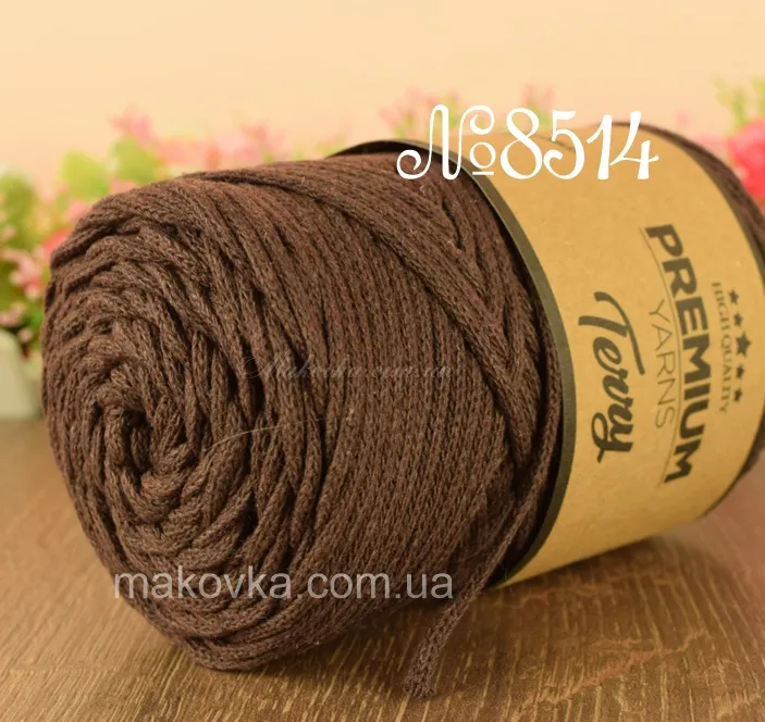 Пряжа-шнур TWIST Premium yarns для вязания ковриков, панно, сумок