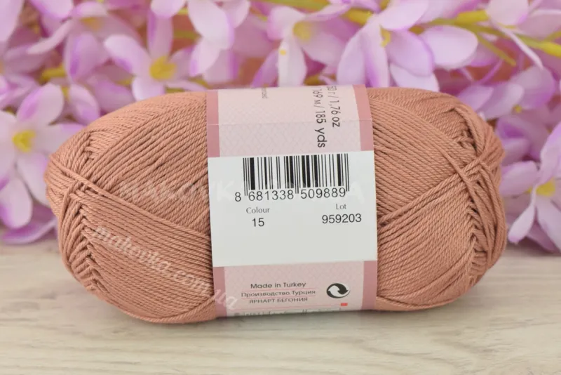 Y.A.R.N ピンク Пряжа Yarn Art Begonia Бегония Ярн Арт нитки для вязания (хлопок