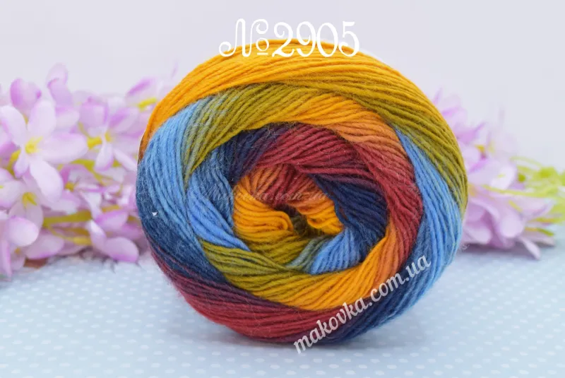 Пряжа носочная Форза Фестиваль ЯрнАрт Forza Festival Yarn Art
