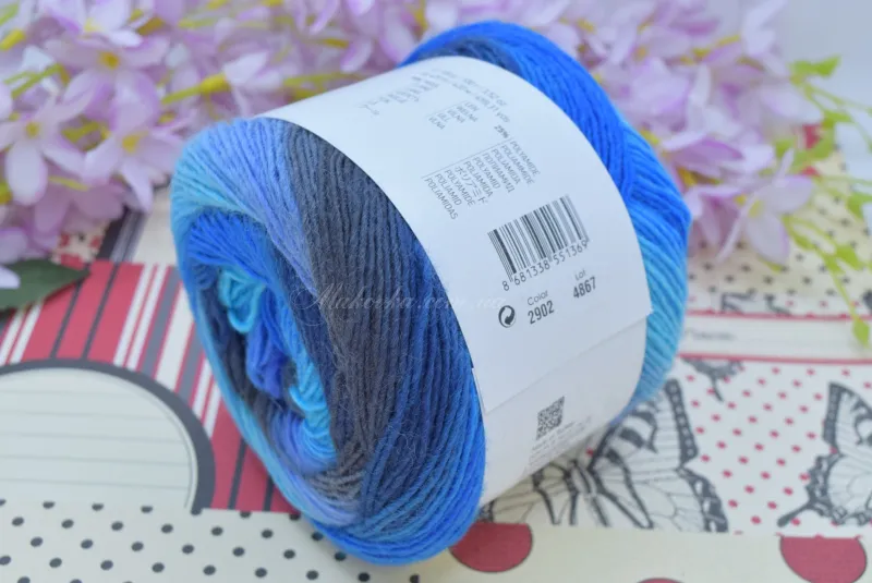 Пряжа носочная Форза Фестиваль ЯрнАрт Forza Festival Yarn Art