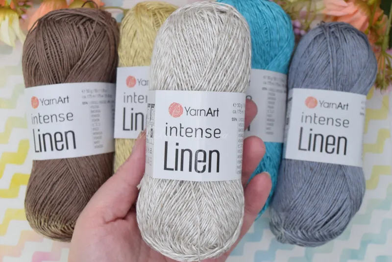 るー Пряжа Интенсе Линен Ярн Арт Intense Linen Yarn Art | Маковка