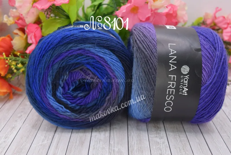 絵絹 Пряжа шкарпеткова Лана Фреско ЯрнАрт Lana Fresco Yarn Art
