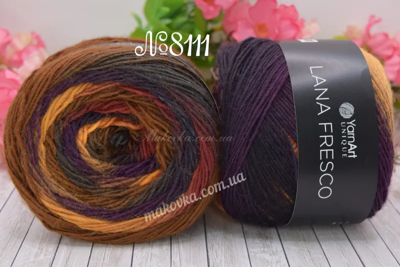 Пряжа шкарпеткова Лана Фреско ЯрнАрт Lana Fresco Yarn Art