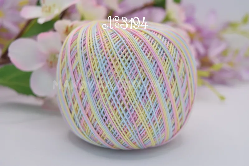 Пряжа Yarn Art Lily Лили меланж Ярн Арт нитки для вязания (хлопок