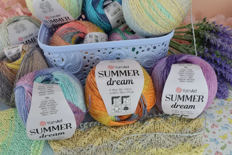 Пряжа Самер дрим Ярн Арт Summer dream Yarn Art | Маковка