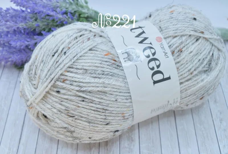 Пряжа Твід ярнарт Tweed Yarn Art для в'язання | Маковка