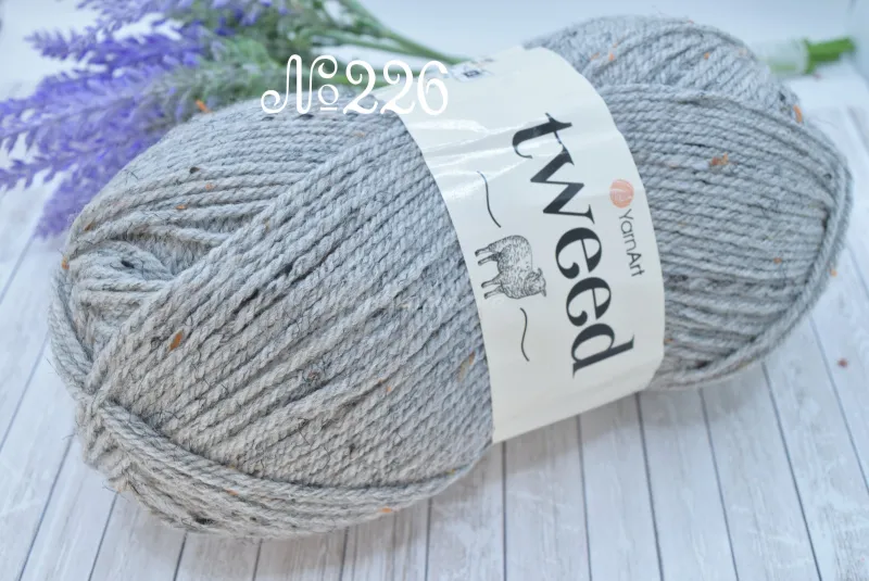 Пряжа Твід ярнарт Tweed Yarn Art для в'язання | Маковка