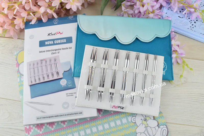 Набір кубічних знімних спиць Nova Cubics Deluxe KnitPro 4, 4,5, 5