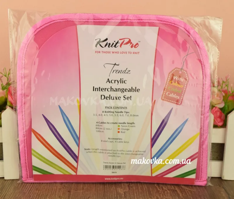 Набор Multi-Colored Deluxe Spectra Flair Acrylic KnitPro 50618