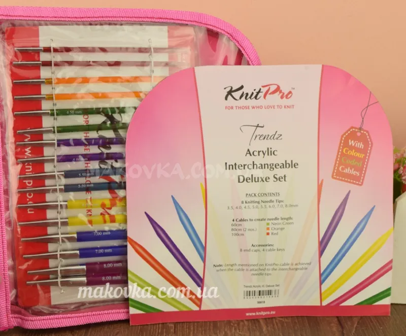 Набор Multi-Colored Deluxe Spectra Flair Acrylic KnitPro 50618