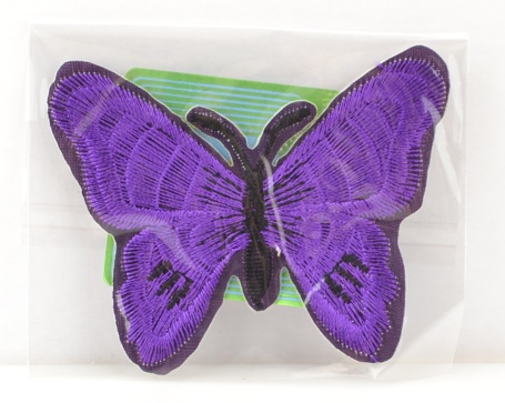 Термо-аппликация Бабочка фиолетовая