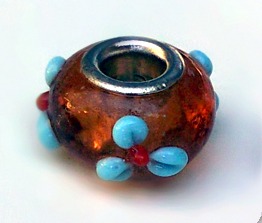 Бусина для стиля "Пандора" Lampwork №13