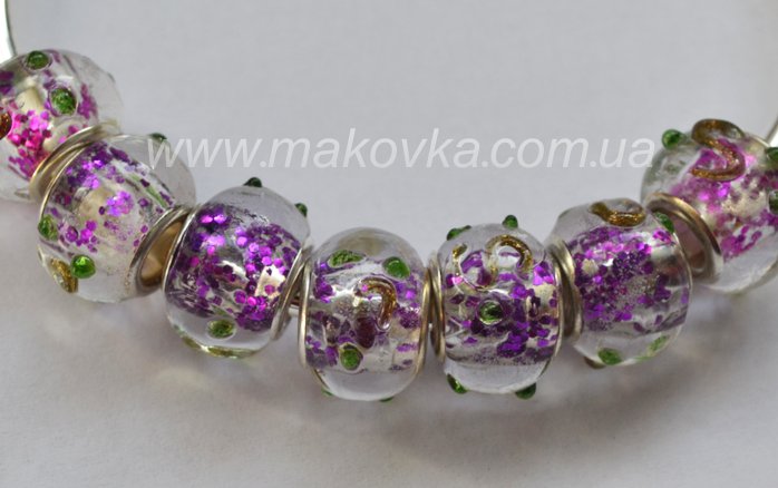 Бусина для стиля "Пандора" Lampwork №18
