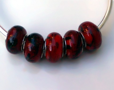 Бусина для стиля "Пандора" Lampwork №7