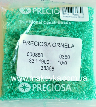 Чешский бисер Preciosa №10/0, круглый, цвет 38358