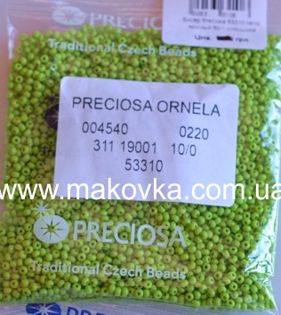 Чешский бисер Preciosa №10/0, круглый, цвет 53310