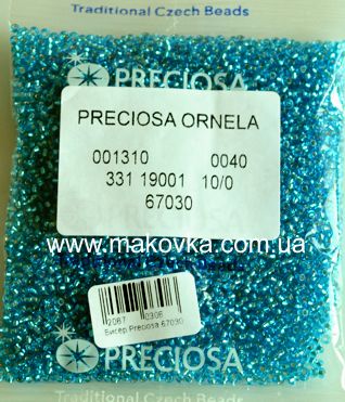 Чешский бисер Preciosa №10/0, круглый, цвет 67030
