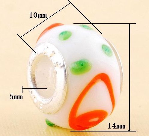 Бусина для стиля "Пандора" Lampwork №34