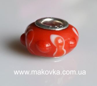 Бусина для стиля "Пандора" Lampwork №44