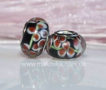 Бусина  Пандора Lampwork №108