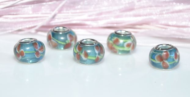 Бусина  Пандора Lampwork №109