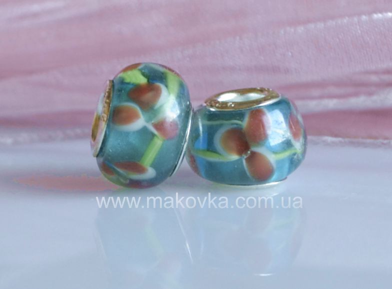 Бусина  Пандора Lampwork №109