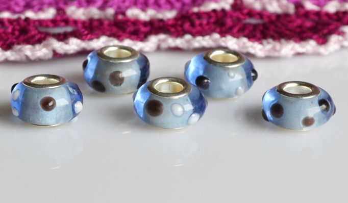 Бусина  Пандора Lampwork №97
