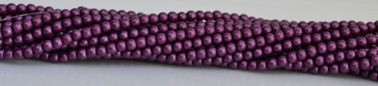 Матовый жемчуг 4 мм №04 фиолетовый