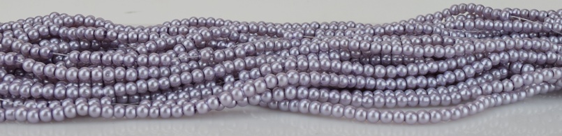 Жемчуг 4 мм, №48 grey purple, низка