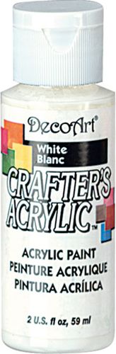 Акриловая краска Crafter's Белый 60 мл DCA01-3, Decoart  (США)