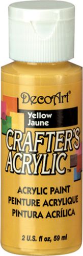 Акриловая краска Желтый 60 мл DCA04-3, Decoart (США)