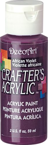 Акриловая краска Crafter's Африканский Фиолетовый, 60 мл DCA74-3, Decoart  (США)