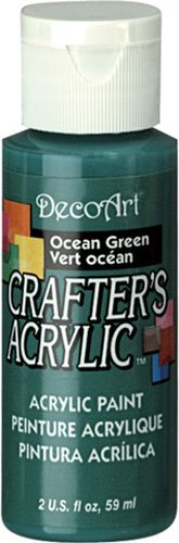 Акриловая краска Зеленый Океан 60 мл DCA90-3, Decoart (США)