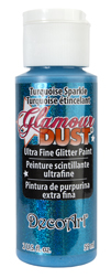 Краска с глиттером Премиум Glamour Dust Бирюзовые искры, 60 мл DGD07-30