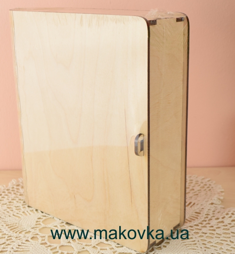 Шкатулка - книжка из дерева и фанеры
