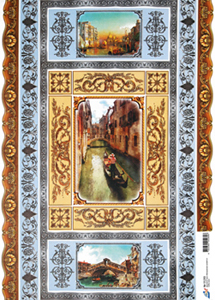 Декупажная карта Венецианские орнаменты, 40х30см, Art
