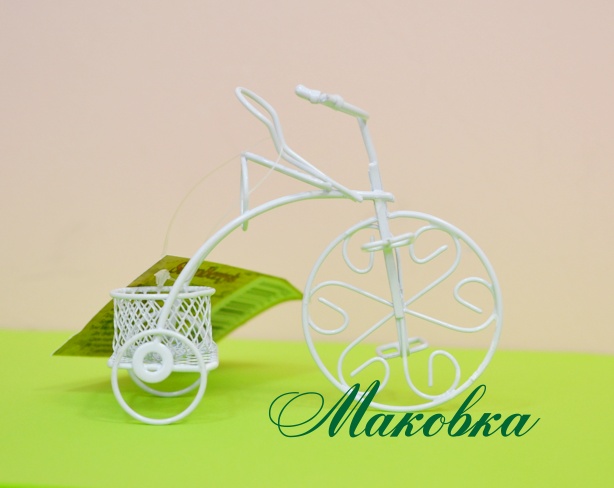 Металлический Мини трехколесный велосипед (маленький), SCB27052 Scrap Berrys, белый