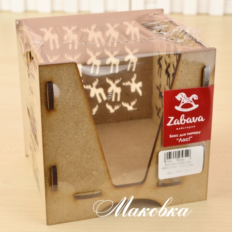 Бокс для бумаг Лоси, РВОХО1003, МДФ, 10,5х10,5 см, ТМ Zabava