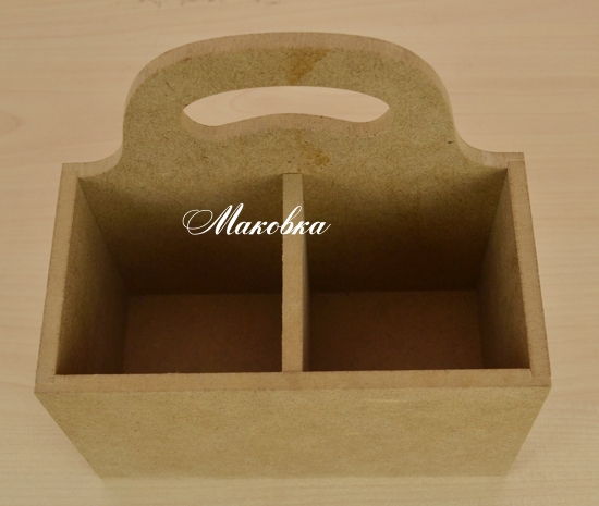 Коробка (подставка) для столовых приборов №2, 25х17х10,5 см, МДФ 1 шт
