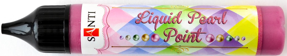 ЗD-гель (контур) Liquid pearl gel, Розовый жемчужный Santi 741207
