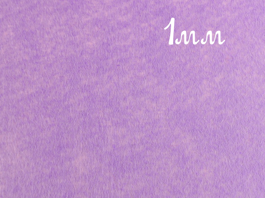 Фетр 1мм Светло фиолетовый, 165194, 45х33см, 1 шт