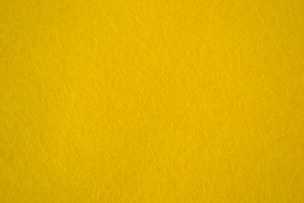 Фетр натуральный листовой №09 желтый, 20х30 см, 1,3 мм, Испания