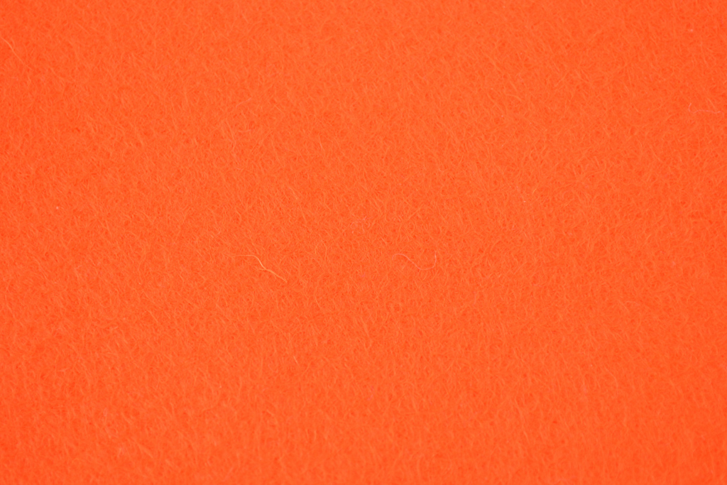 Фетр натуральный листовой №15 оранж, 20х30 см, 1,3 мм, Испания