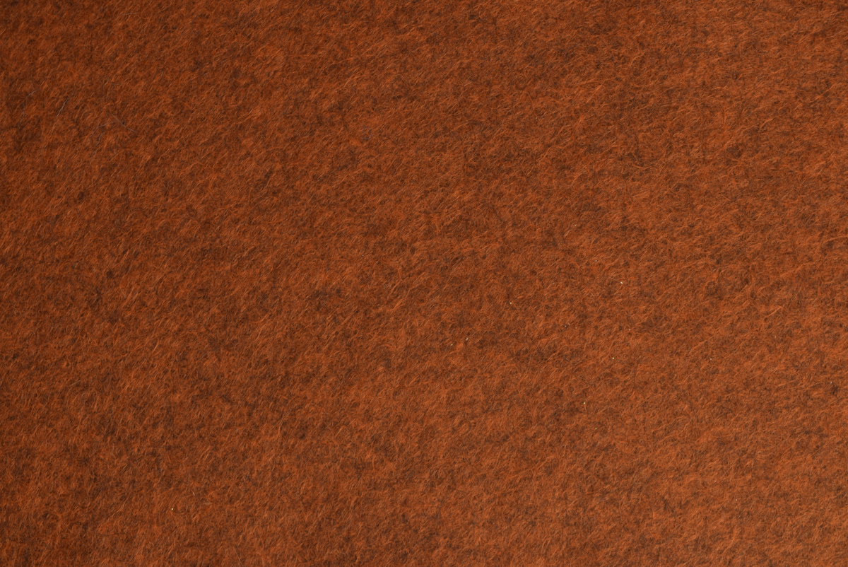 Фетр натуральный листовой №86 меланж каштановый, 20х30 см, 1,5 мм, Испания