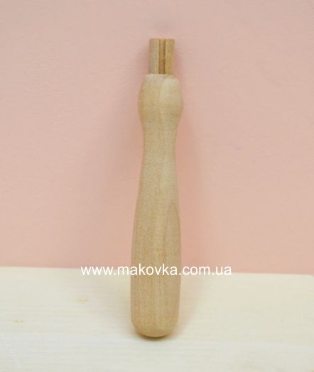 Держатель для иглы деревянный универсальный, 1 шт (без иглы)
